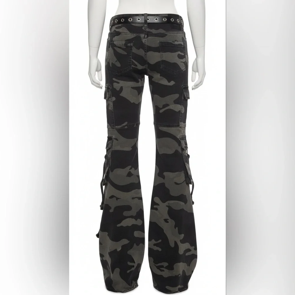 Dolls-kill Camo flared pants - Picture 2 of 4